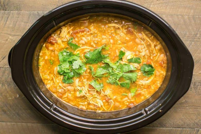 سوپ مرغ زعفرانی